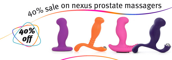 40% sale on nexus prostate massagers