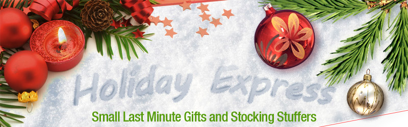 Holiday Express. Small Last Minute Gifts and Stocking Stuffers
