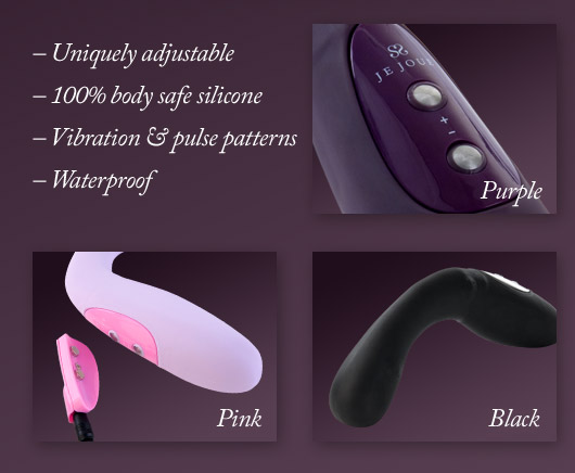 100% body safe silicone. Vibration and pulse patterns. Waterproof