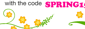 with the code SPRING15