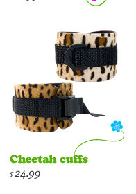 Cheetah cuffs