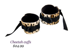 Cheetah cuffs