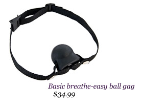 Basic breathe-easy ball gag