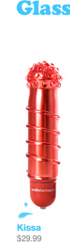 Kissa sensual glass vibrator