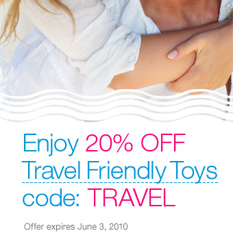 Enjoy 20% Off Travel Friendly Toys with code: TRAVEL