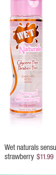 Wet naturals sensual strawberry