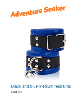 Black and Blue medium restraints