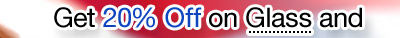 Get 20% Off on Glass toys