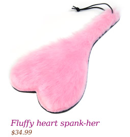 Fluffy heart spank-her