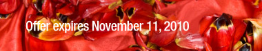 Offer expires November 11, 2010