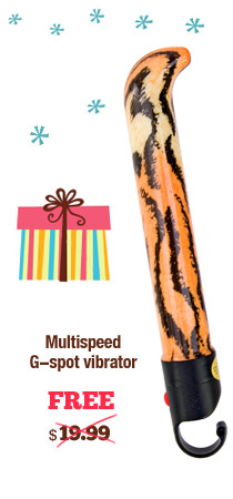 FREE Multispeed G-spot vibrator