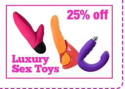 Luxury Sex Toys 25% Off