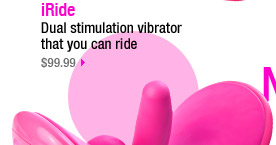 iRide - Dual stimulation vibrator that you can ride