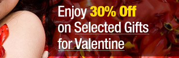 Enjoy 30% Off on Selected Gifts for Valentine