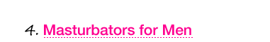 Masturbators for Men