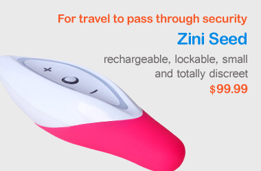 For travel to pass through security. Zini Seed. Rechargeable, lockable, small
and totally discreet