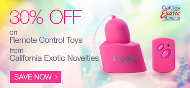 30% off on remote control toys from California Exotic Novelties