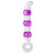G-Spot gemstone - Glass G-spot shaft