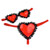 Vinyl pleasures heart set - Sexy panty