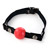 Silicone removable small ball gag