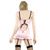 Lace up back gartered chemise - Gartered chemise