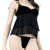 Velvet babydoll with g-string - Chemise and panty set