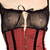 Corset style babydoll set - Babydoll and panty set