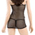 Halter fishnet dress with g-string - Dress
