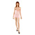Bustless beaded babydoll set