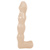 Ribbed dildo with balls
