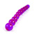 Purple anal jelly beads
