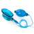 Vibrating clitoral and vaginal pump