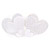 Like a virgin white heart pasties - Pasties set
