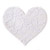 Like a virgin white heart pasties - Pasties set