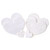 Like a virgin white heart pasties - Pasties set