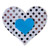 Something Blue heart pasties