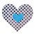 Something Blue heart pasties