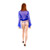 Flamingo mini jacket - Bed jacket