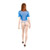 Turquoise mini jacket - Bed jacket