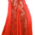 Red satin and lace gown - Gown