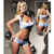 Senorita top with crotchless shorts