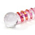 Gold spiral wrapped wand - Glass dildo