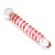 Gold spiral wrapped wand - Glass dildo