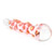 Gold ribbed love wand - Glass dildo