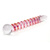 Gold spiral wrapped wand - Glass dildo