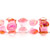 Gold ribbed love wand - Glass dildo