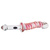 Gold spiral wrapped baton - Glass dildo