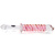 Gold spiral wrapped baton - Glass dildo