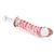 Gold spiral wrapped baton - Glass dildo
