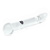 Ball head with curved elbow glass dildo wand - Glass G-spot shaft